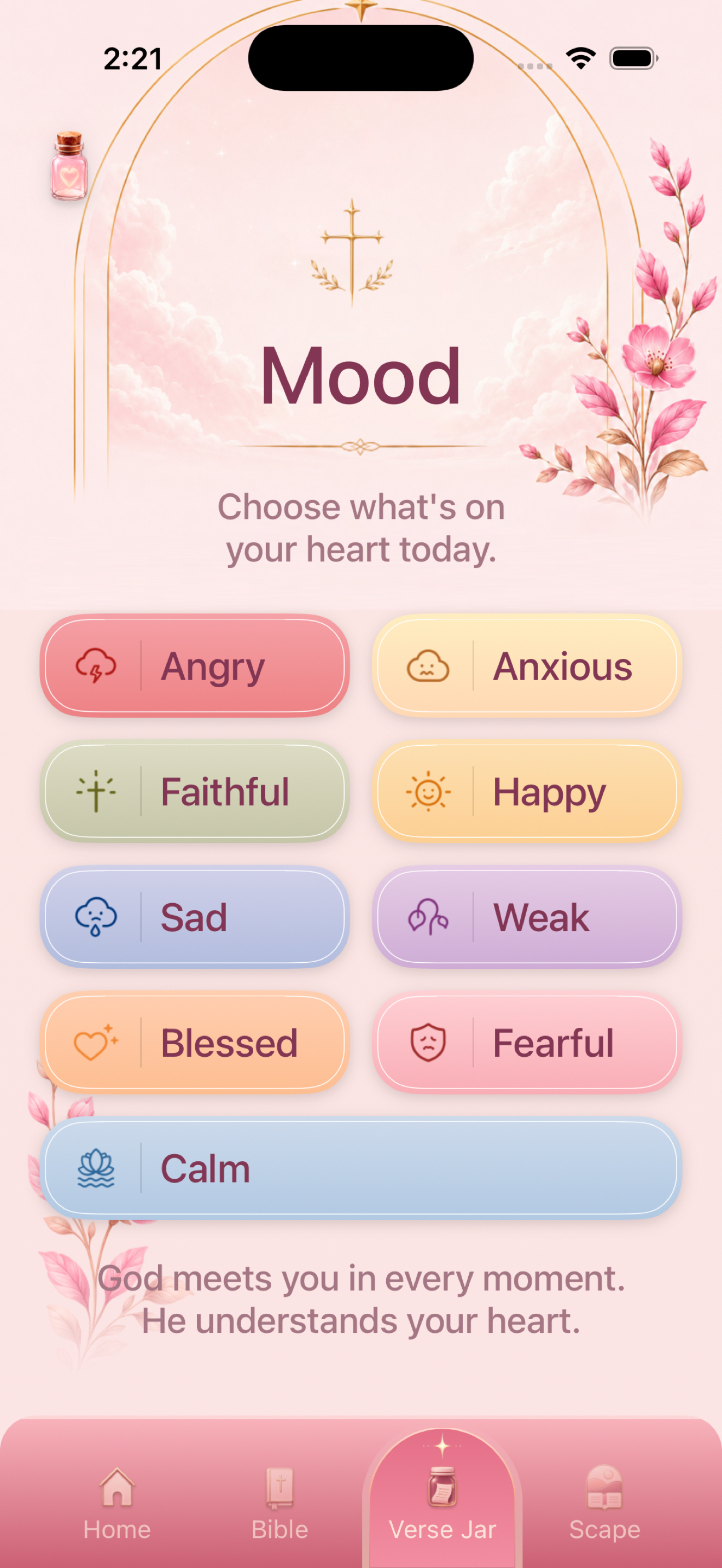 BibleForHer Verse Jar screen